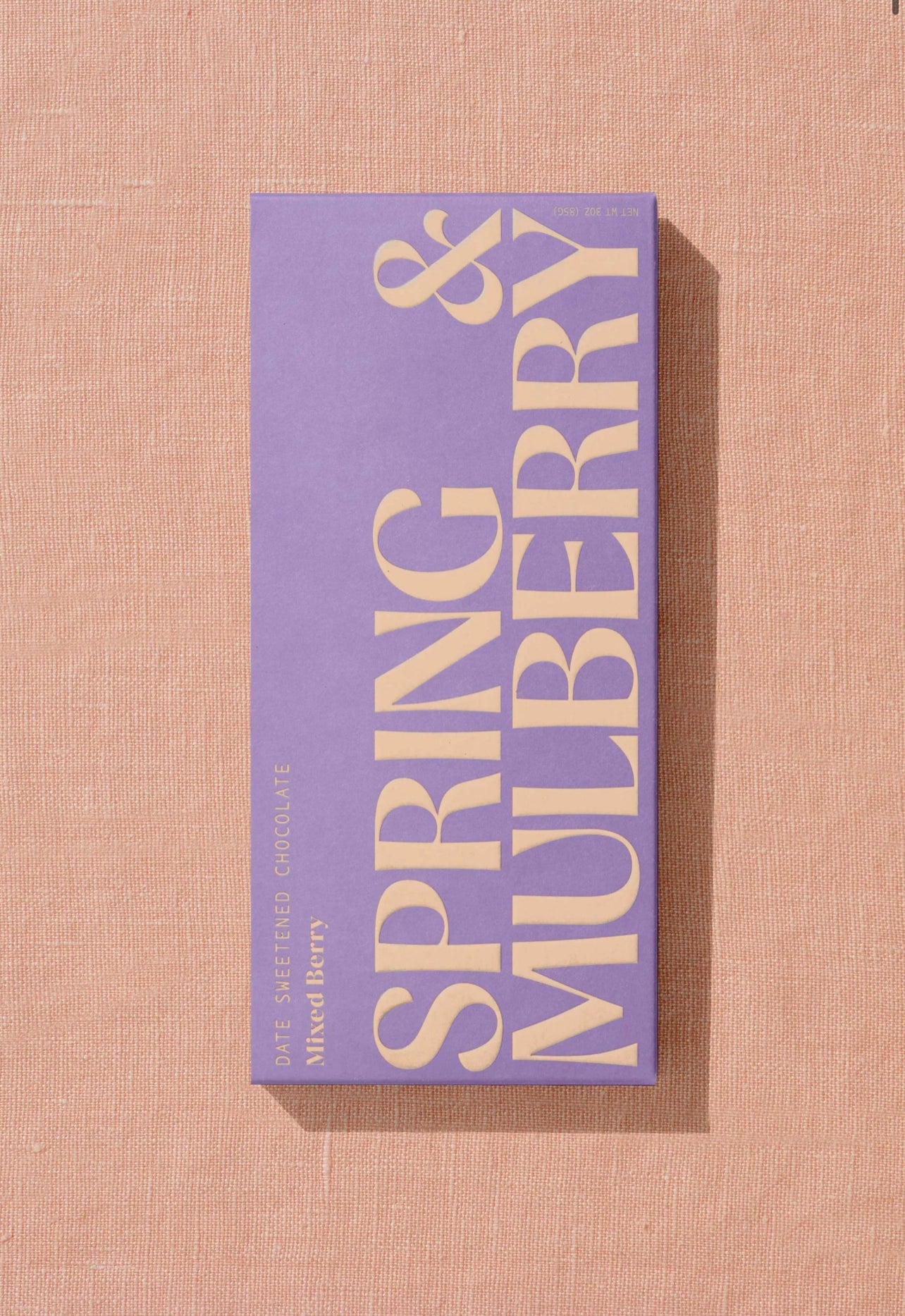 Spring & Mulberry - Mixed Berry Date-Sweetened Chocolate